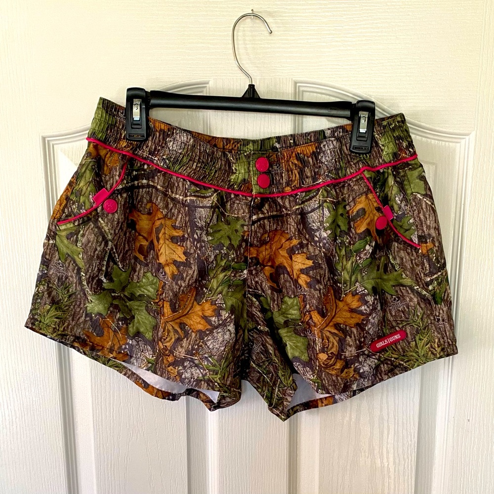 “Girls With Guns” brand Camo Shorts